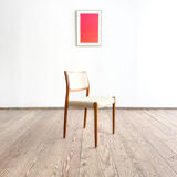Chaise de salle à manger modèle 80 par Niels O. Møller en teck