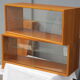 Olof Pira teak modular library shelf system for String