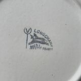 Set of 4 vintage desert plates by Longchamp