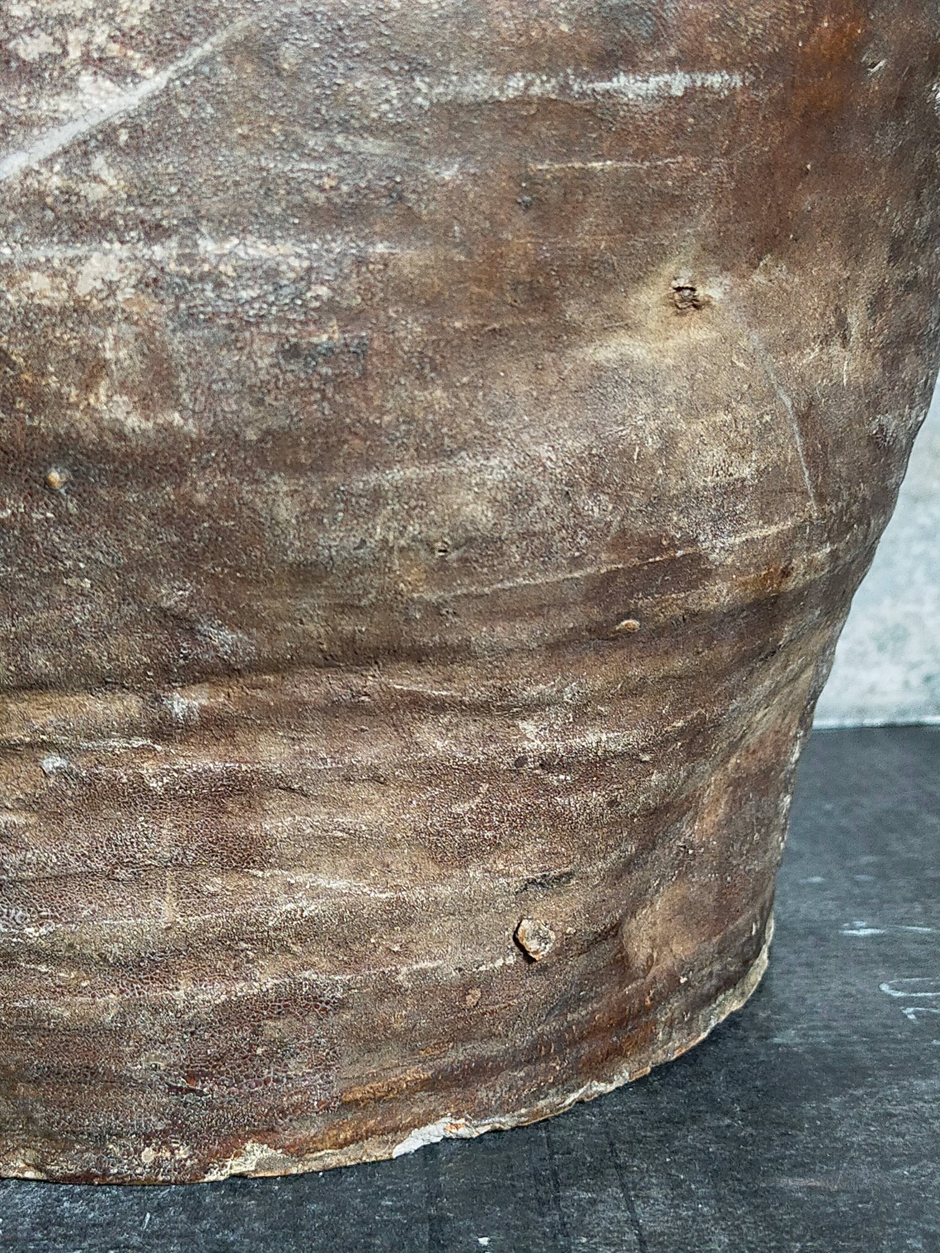 XXL traditional pottery old 19th century folk art 42 cm