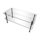 60s glass coffee table