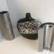 Set of 3 Large Italian Ceramic Vases Modernist Design Contemporary Art