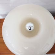 Murano pulegoso glass double shade table lamp Mazzega 1970s