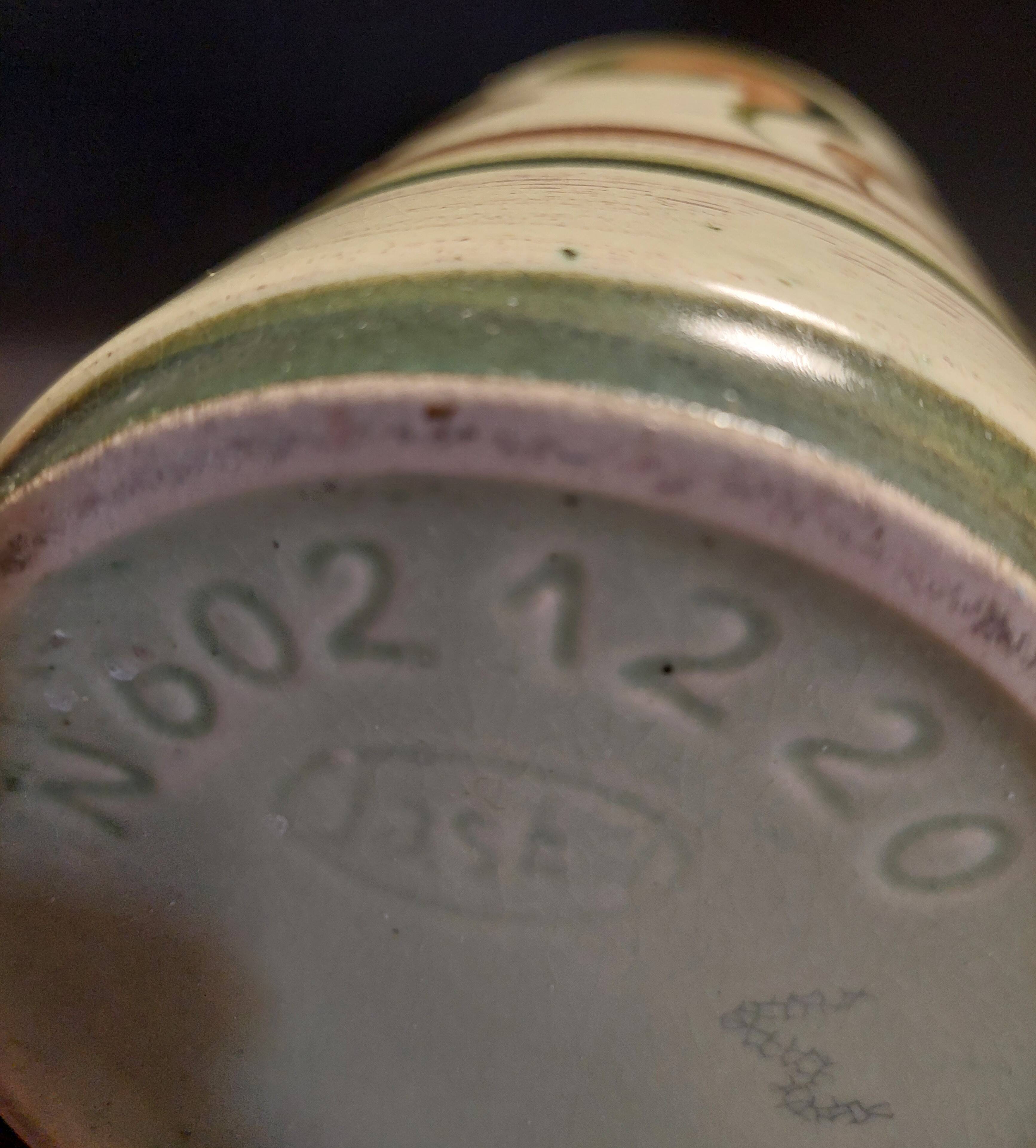 Vintage ceramic vase Jasba West Germany 1970s