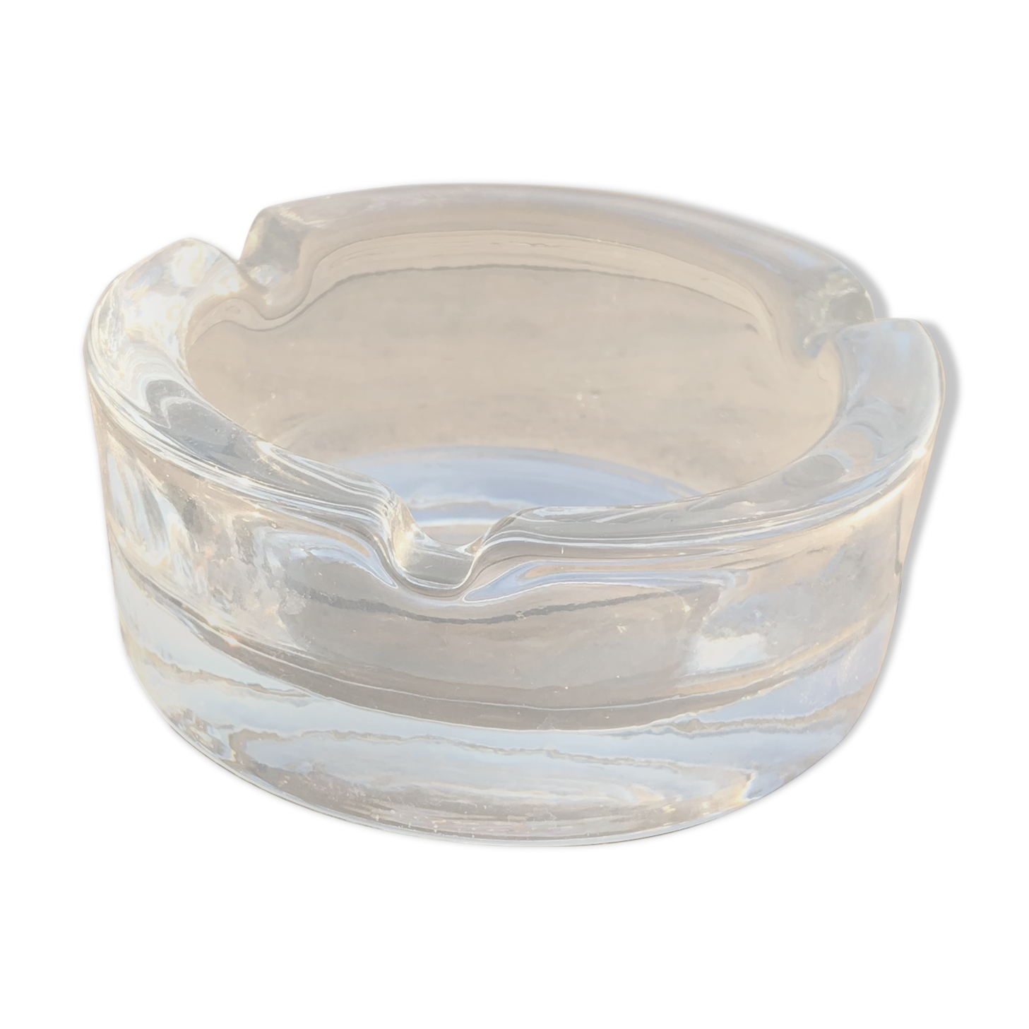 Vintage Glass Ashtray Selency
