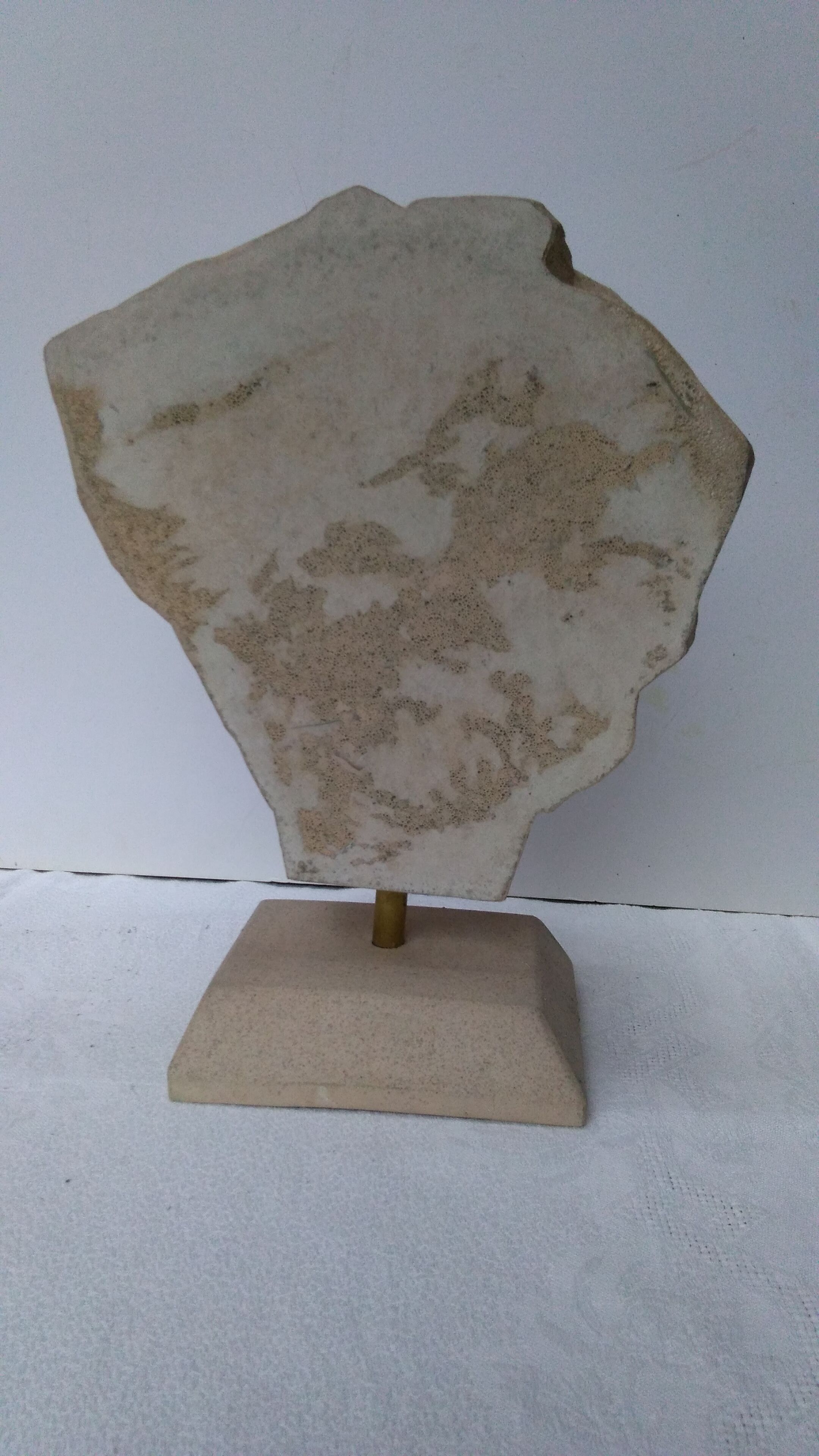 Ephebe head in sandstone