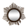 Vintage sun mirror in woven rattan diameter 45 cm retro decoration