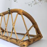 Vintage bamboo shelf