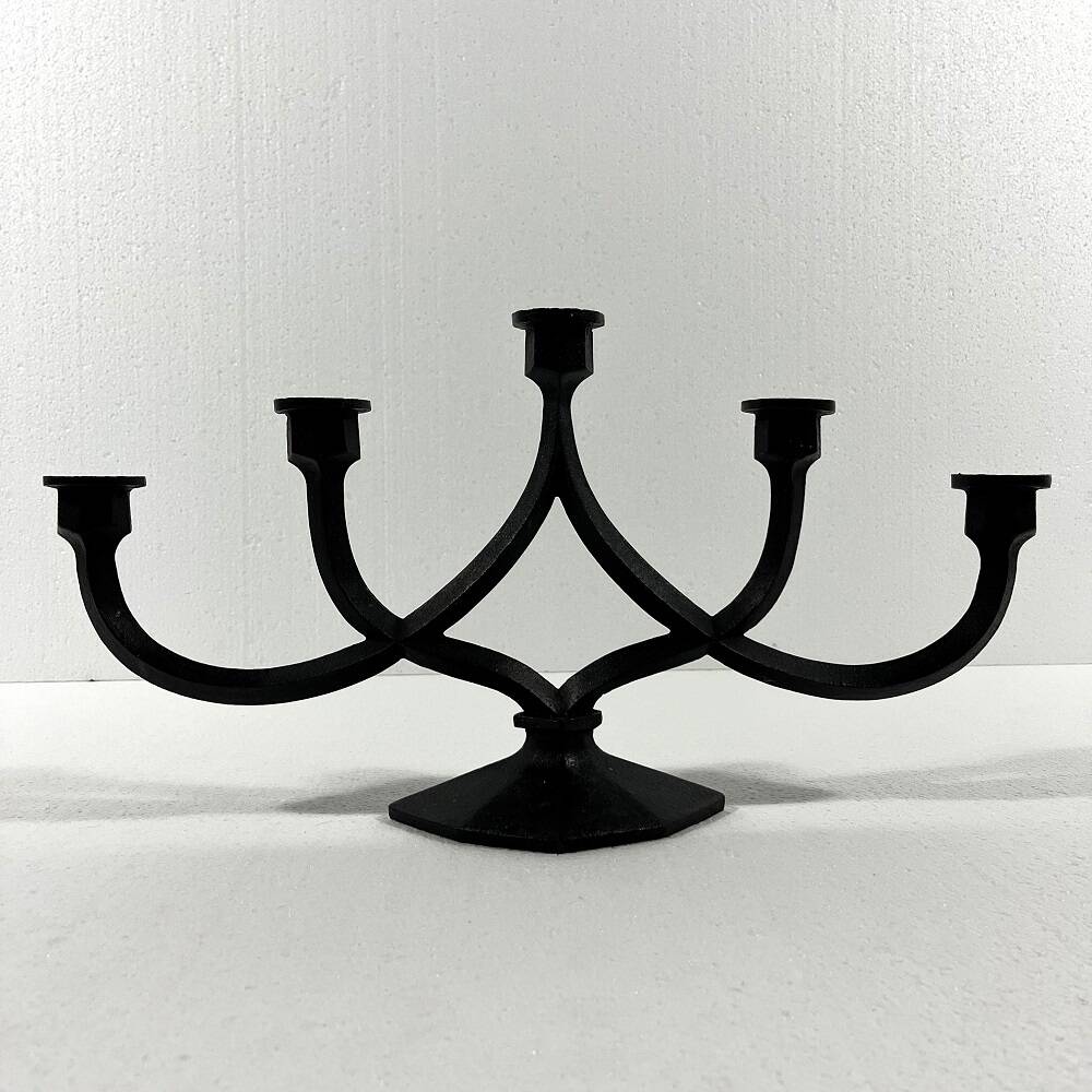 Large cast iron candle holder by Giesserei Aachen 1950’s