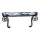 Wrought iron shelf
