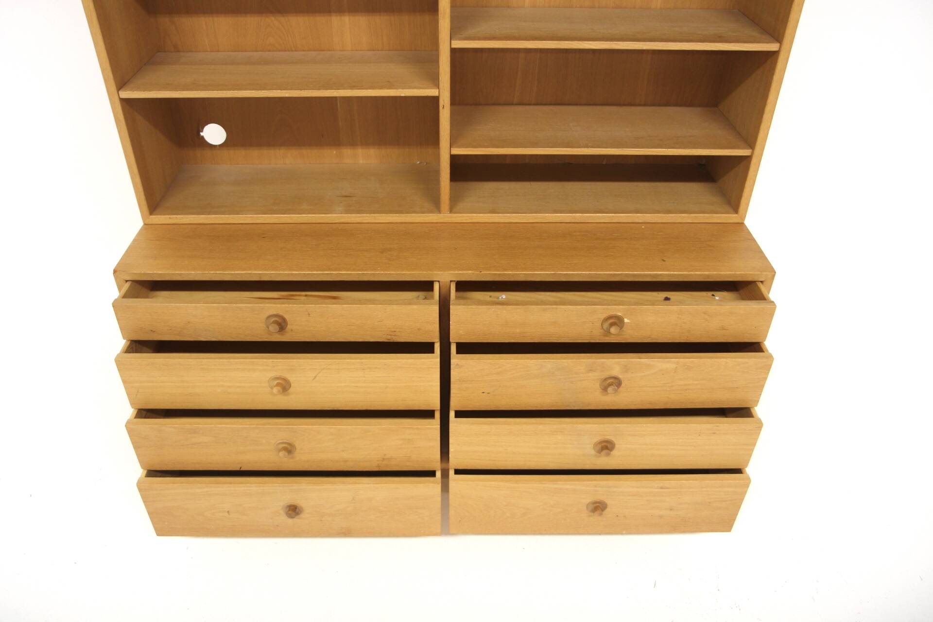 Scandinavian oak library Öresund, Børge Mogensen, Sweden, 1960
