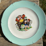 Set of 8 dessert plates tales of Perrault