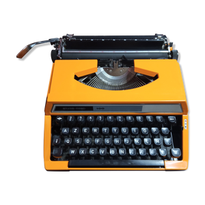 Machine à écrire orange - 100