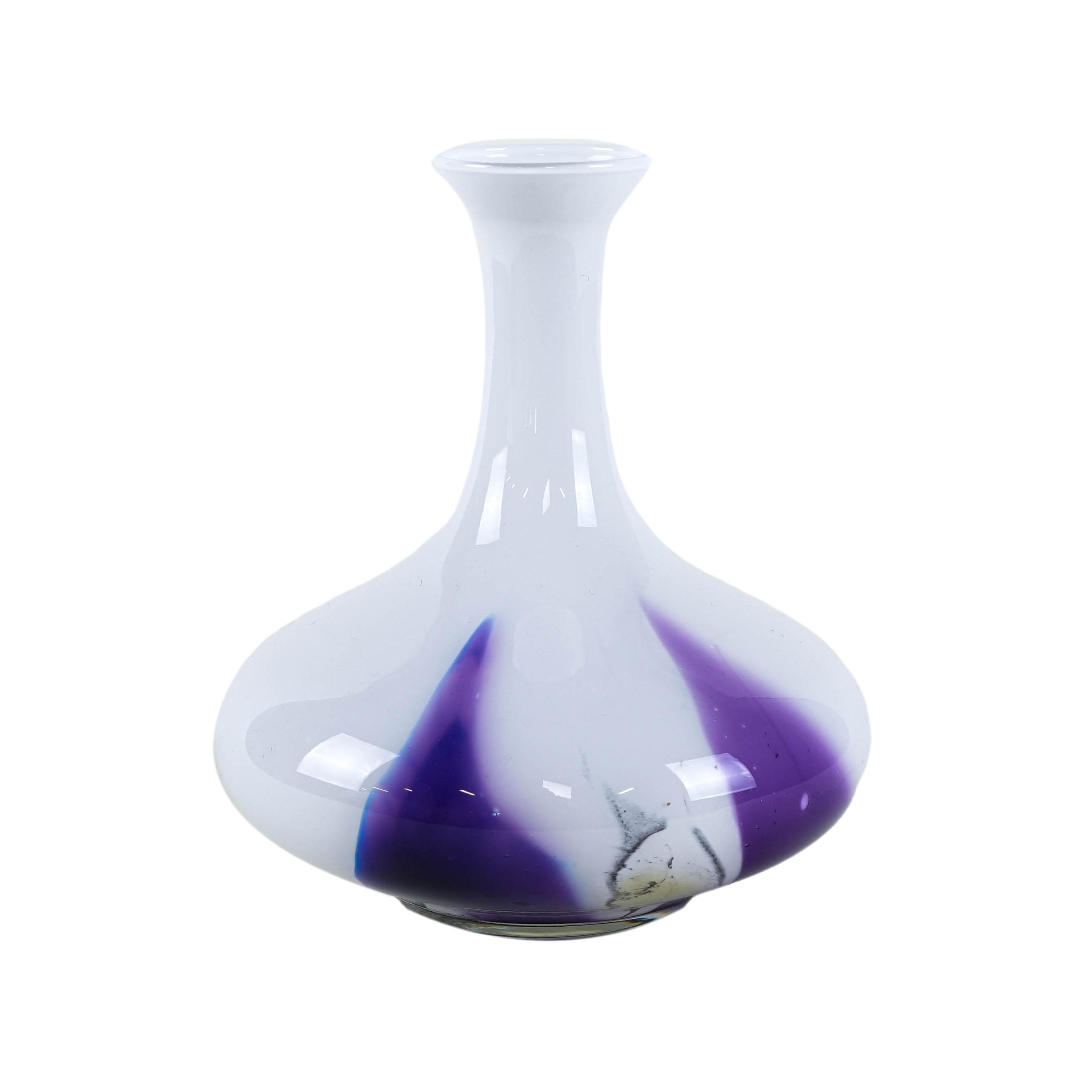 Glass vase, International Collection, 1970s, manufactured by Zieher