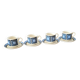 4 vintage cups and saucers