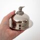 Vintage Silver Plated Butter Dish with Duck Head: Old Swedish Butter Mold