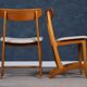 Dining Chairs in Oak and Teak, Denmark, 1960s, Set of 6