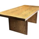 Vintage executive desk - large desk wenge 70s design