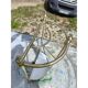 Umbrella stand 1900 brass, cast iron and steel