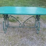 Garden table in wrought iron