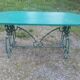 Garden table in wrought iron
