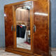 Art Deco period wardrobe in magnifying glass circa circa 1925-1930