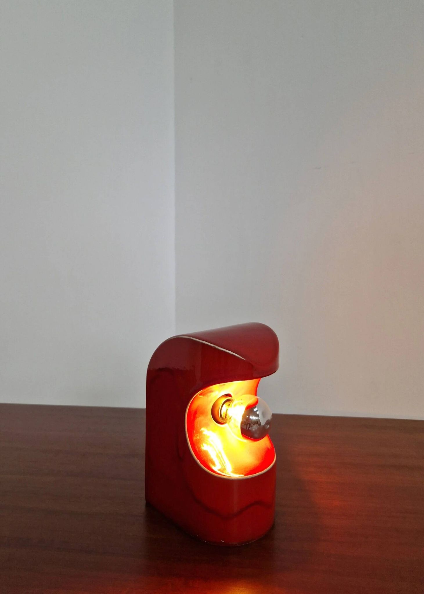 Lampe de table en céramique | Espace Age années 1970