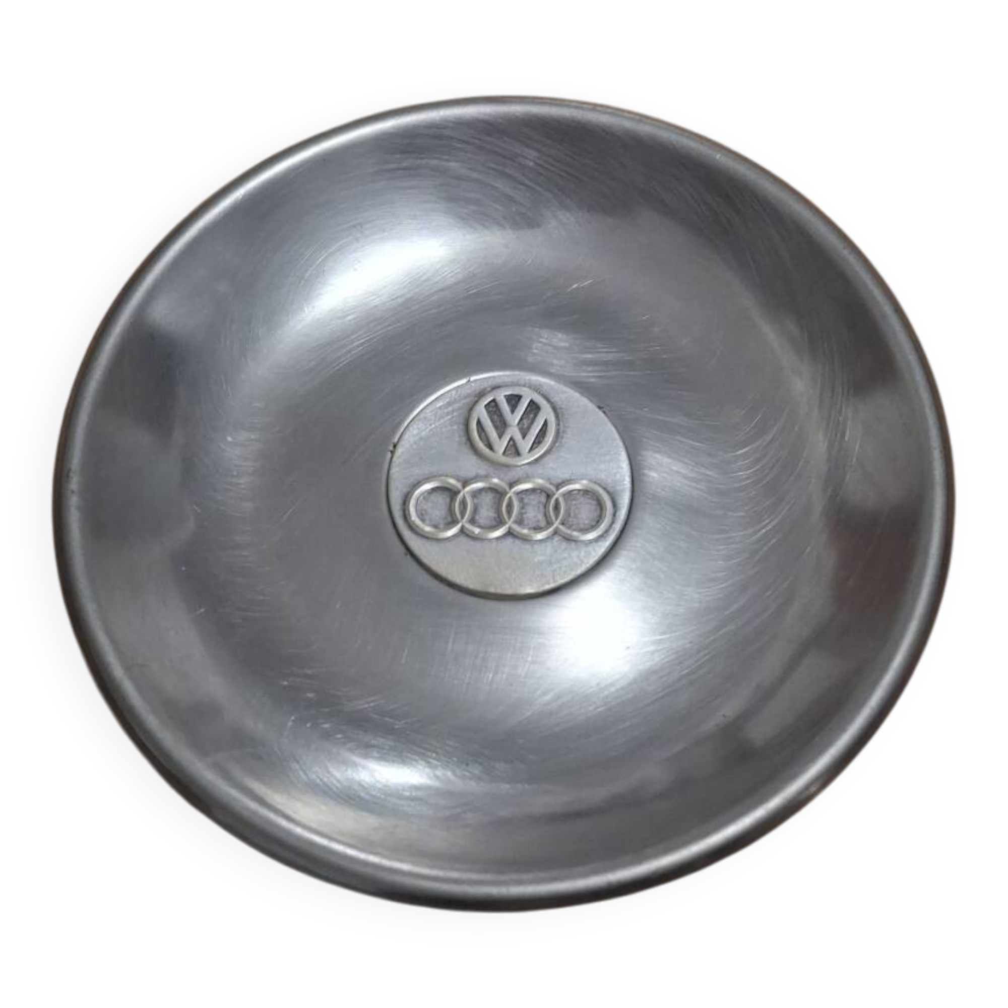 Vintage metal catch-all / Ashtray – Volkswagen & Audi – 1970s/80s