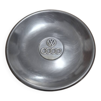 Vintage metal catchall / Ashtray – Volkswagen & Audi – 1970s/80s