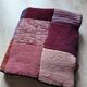 Patchwork wool blanket