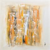 Abstract painting table