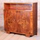 Ard Deco Commode in Walnut and Glass, Czech, 1920s