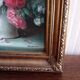 Oil on canvas, floral bouquet, signed guerin