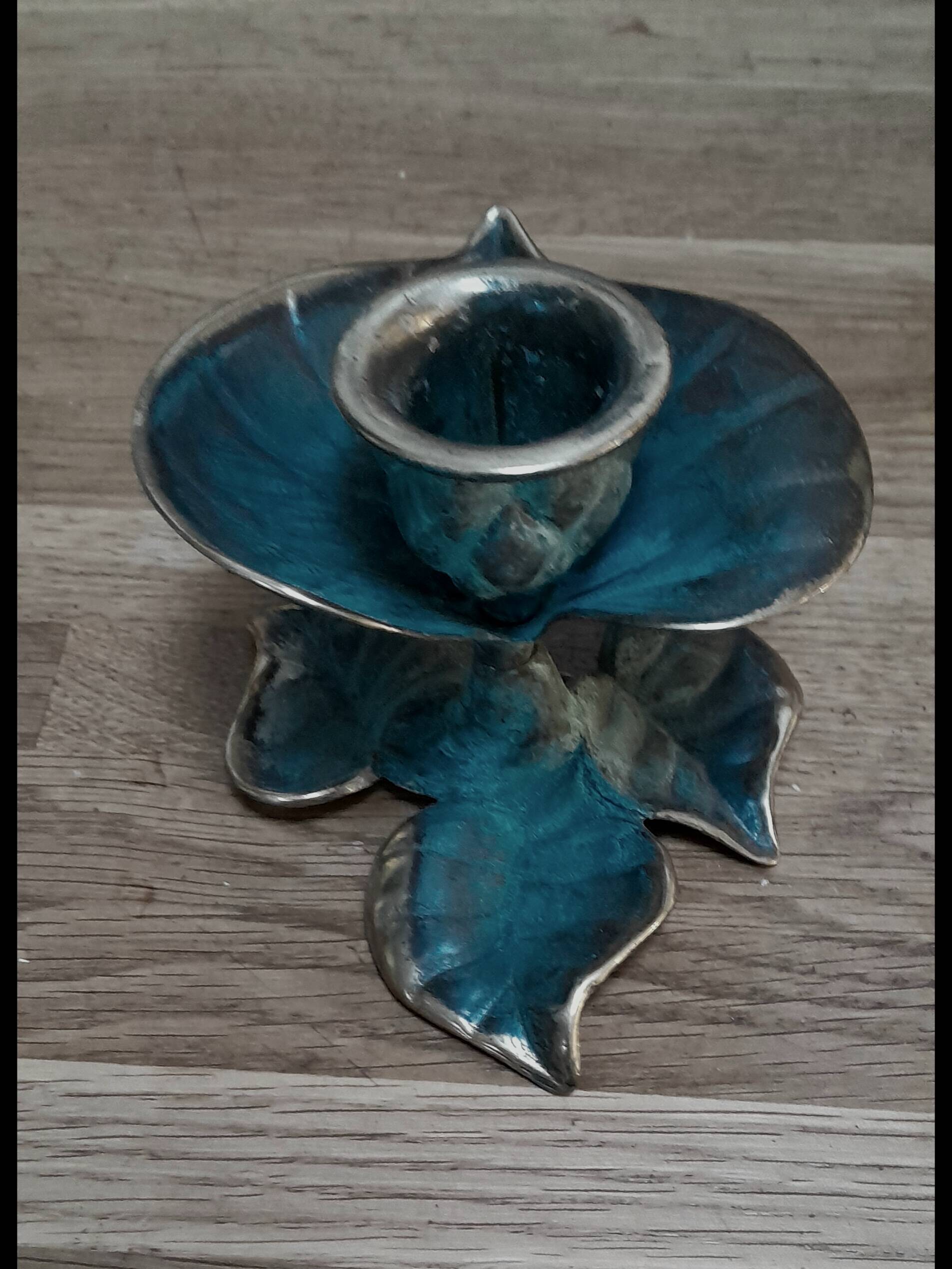 Vintage brass candle holder