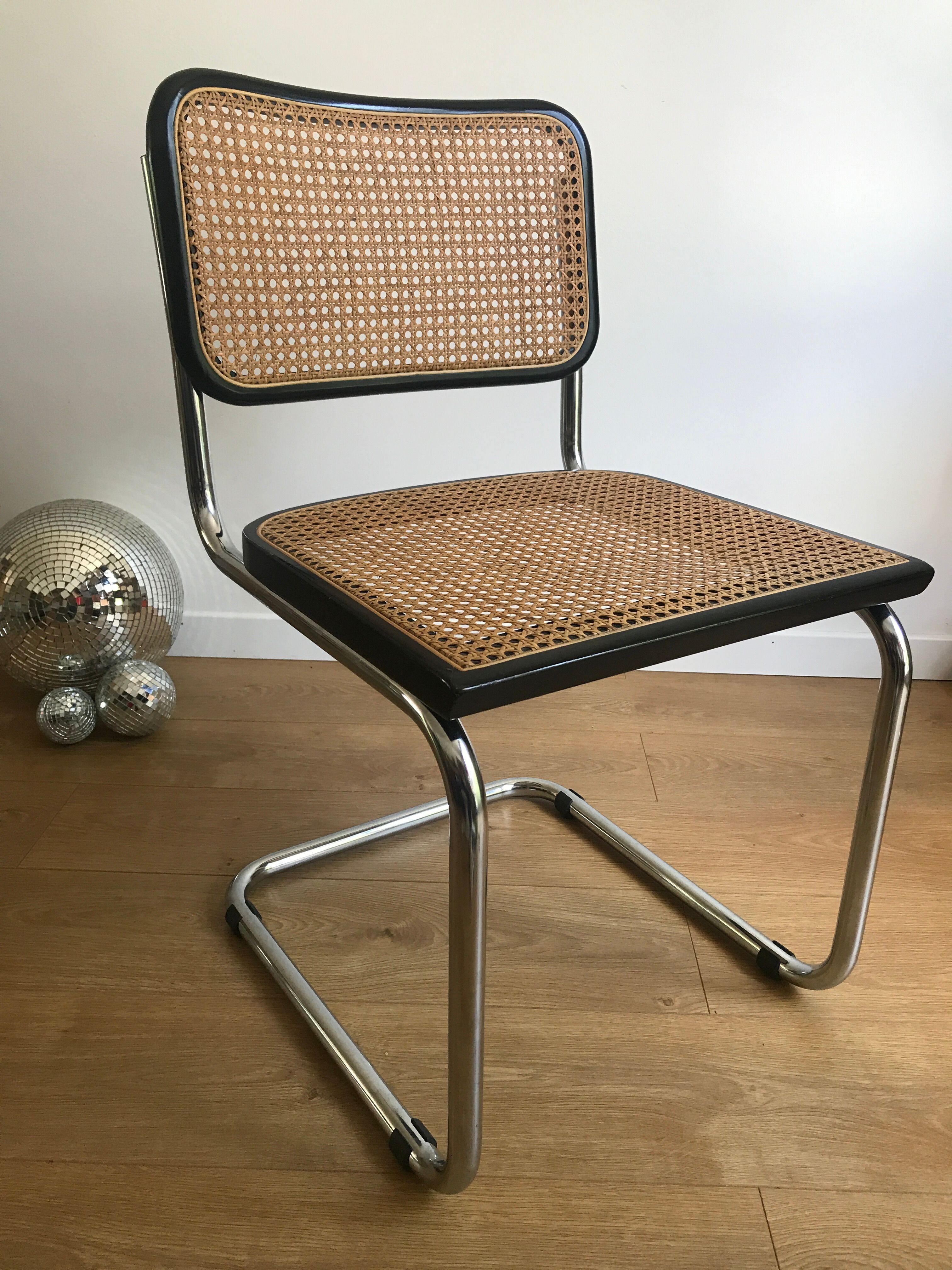 Black Cesca B32 chair Marcel Breuer
