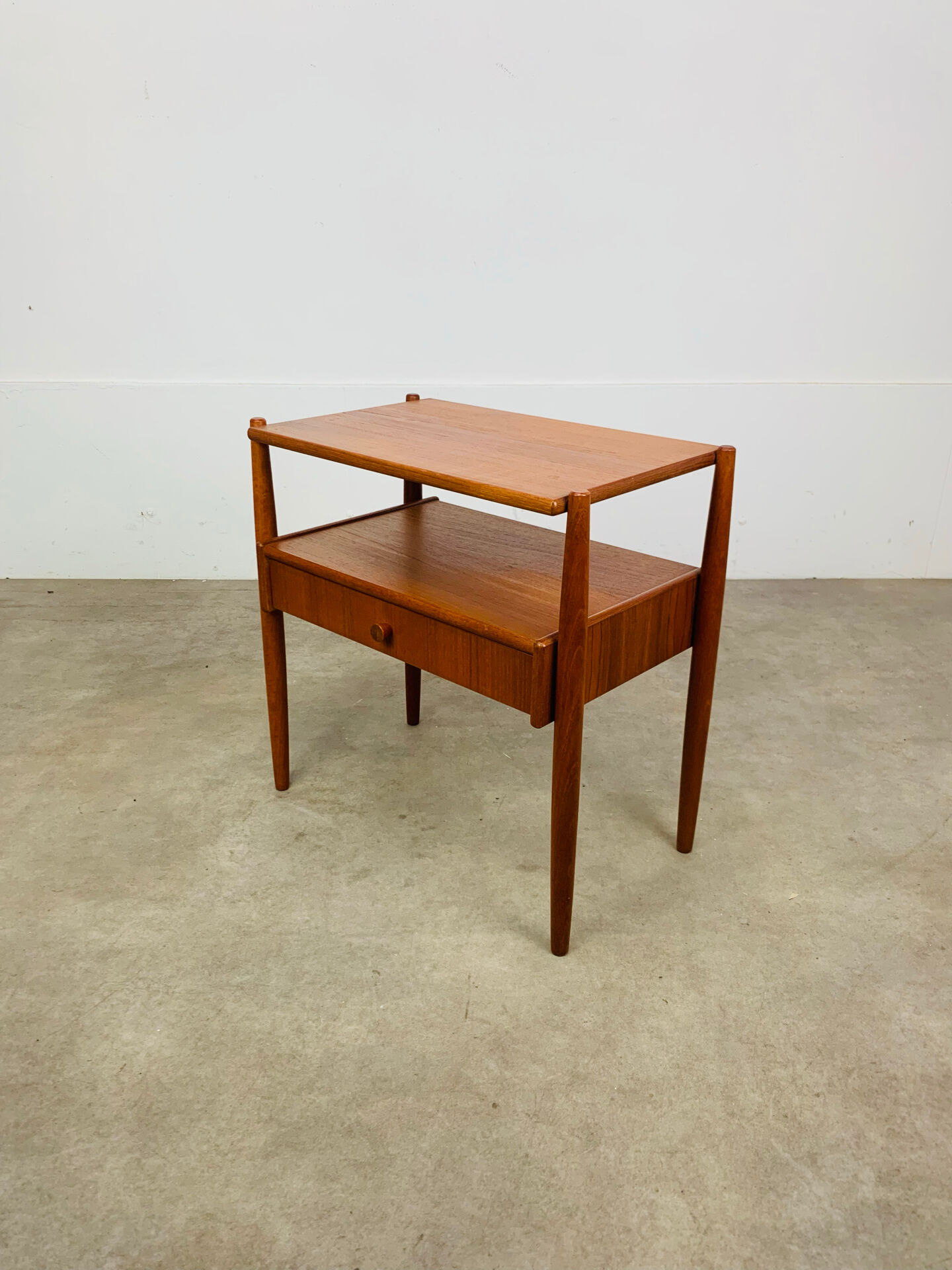 Scandinavian teak bedside table, 1960s
