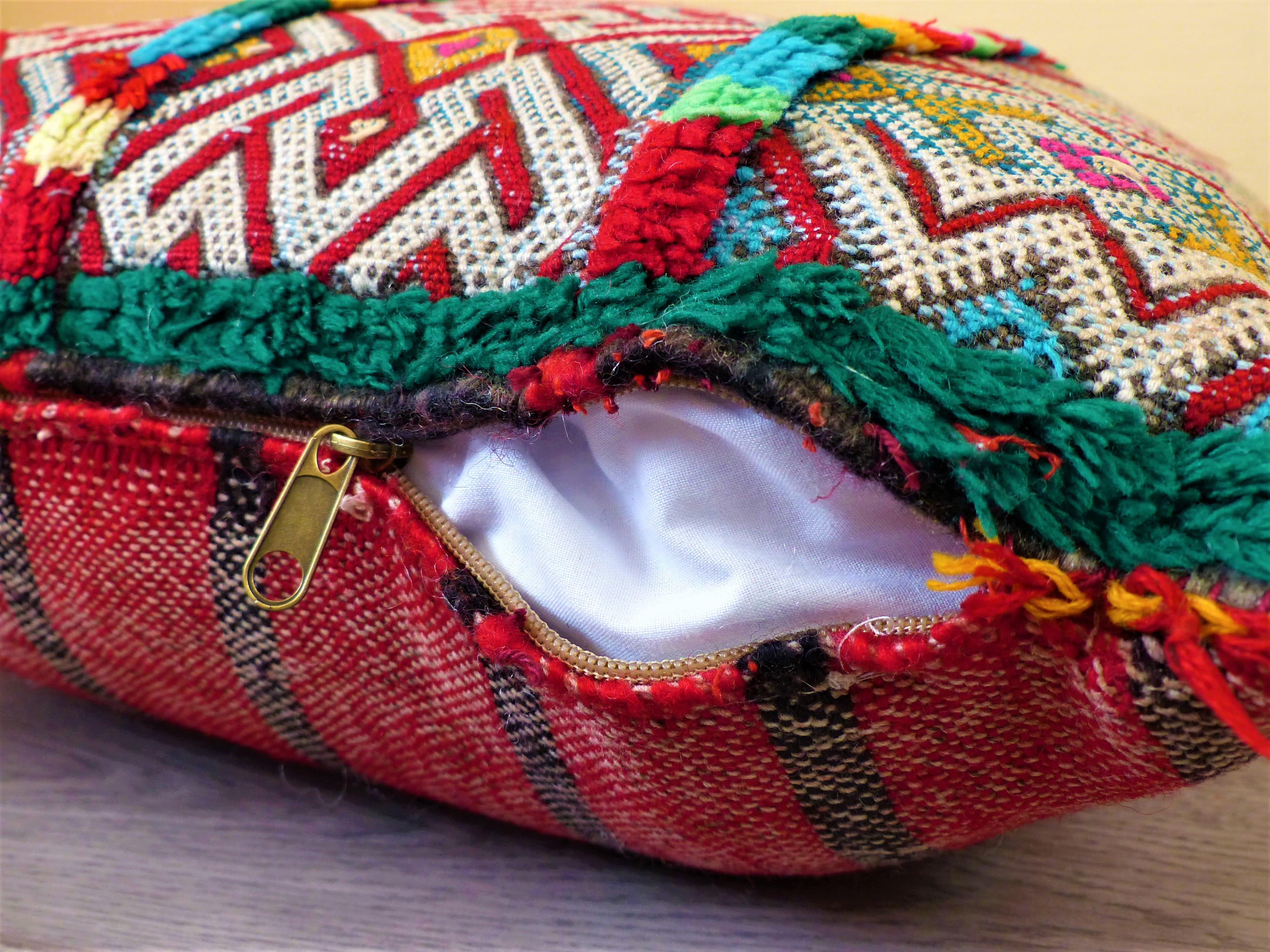 Coussin kilim vintage coussin marocain