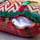 Coussin kilim vintage coussin marocain