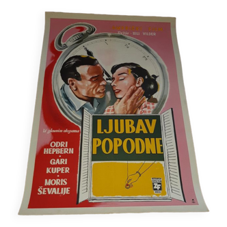 Cinema poster Ariane 50x70 cm Yugoslav