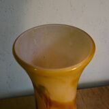 Pink and orange Murano vase