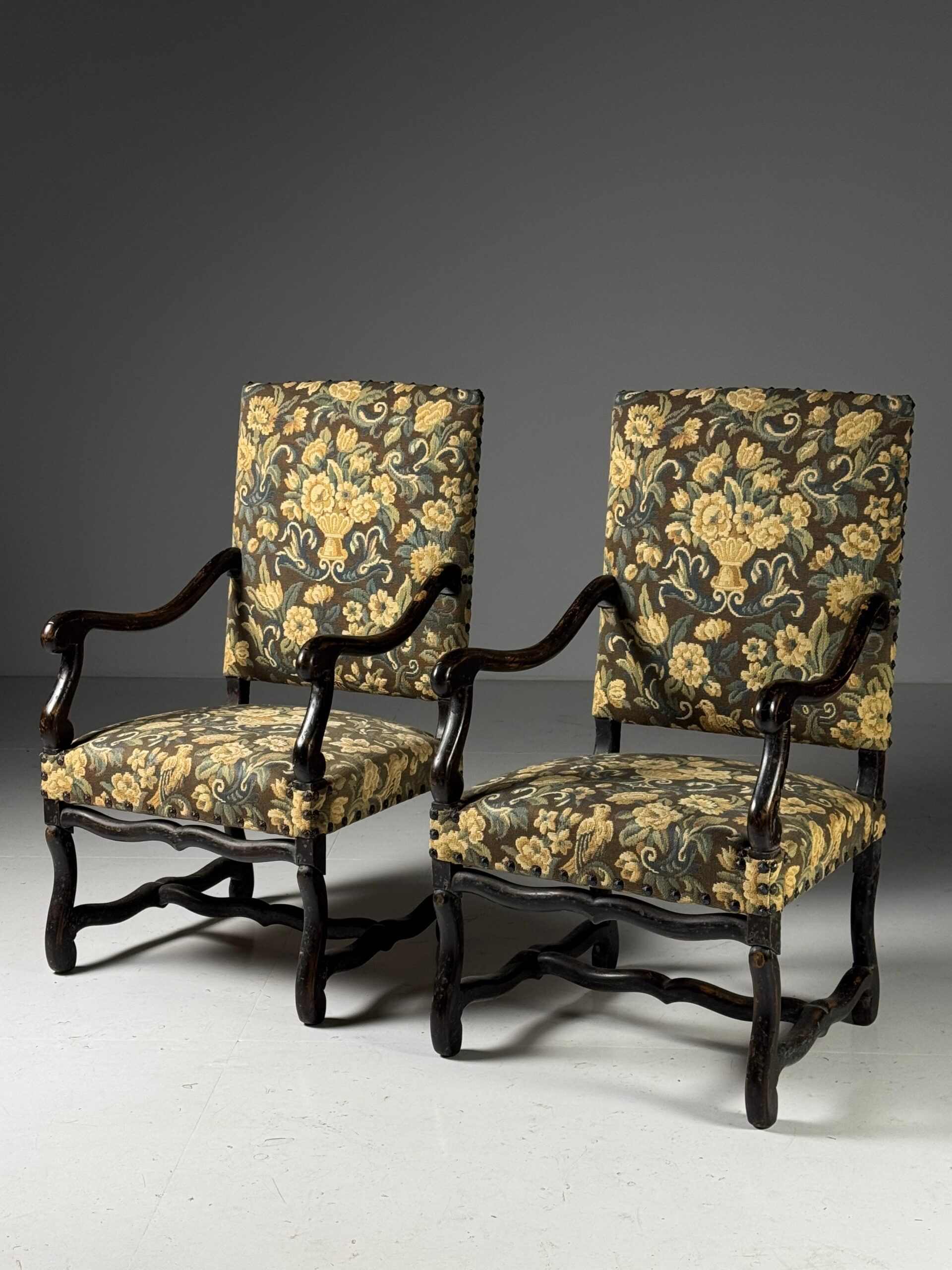 Ensemble de 2 fauteuils Os de Mouton