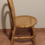 60's-70's bamboo bistro chair and canning