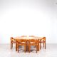 Set of 6 solid pinewood armchairs by Rainer Daumiller for Hirtshals Sawmill