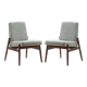 Paire de fauteuils type 300-227 celia