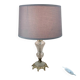 Vintage glass and brass lamp from the 50s-60s.