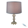 Vintage glass and brass lamp from the 50s-60s.