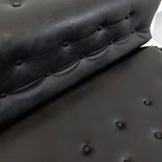 Vintage sofa bed bench with integrated lighting, Italian design Beka Tortuga, in skai, fiber