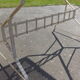 Table de jardin des années 30 en métal