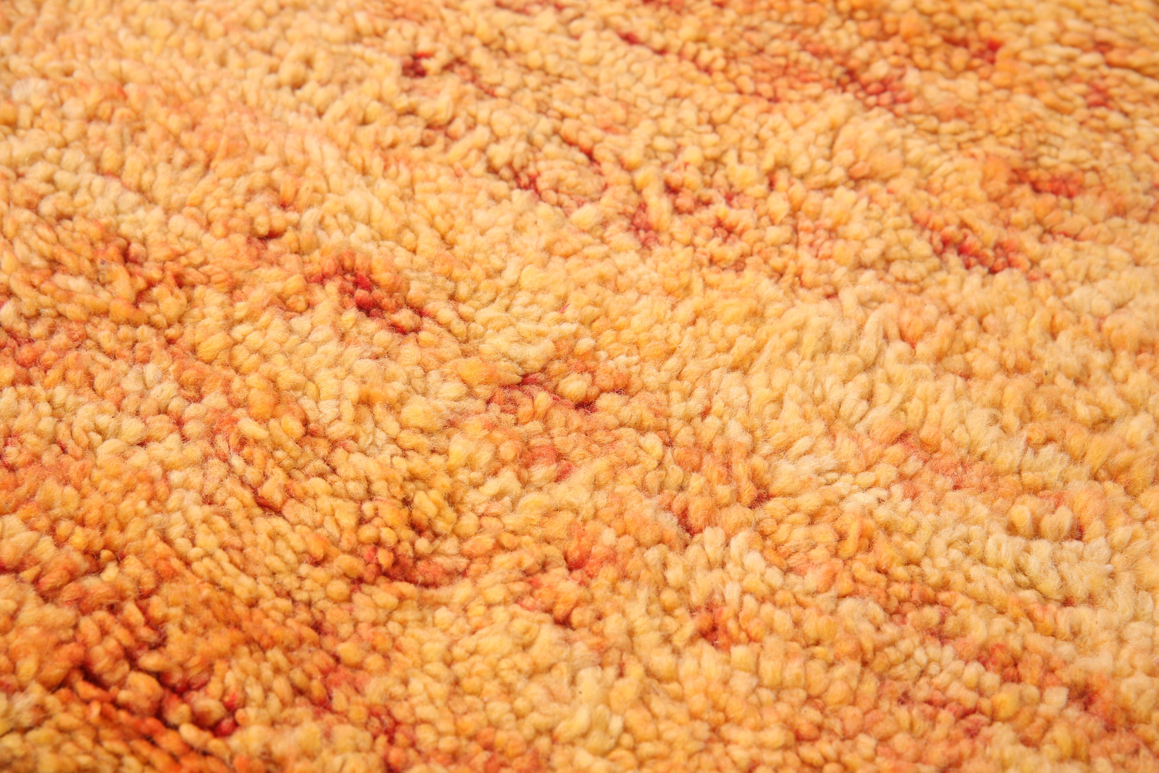 Vintage Moroccan Runner Rug 91 x 292 cm - Orange Runner Rug - Berber Rug