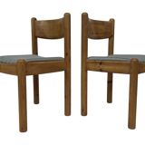 Vintage set of four Pinewood dining chairs Denmark